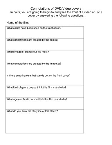 JAWS Lesson 1 Preliminary analysis of DVD