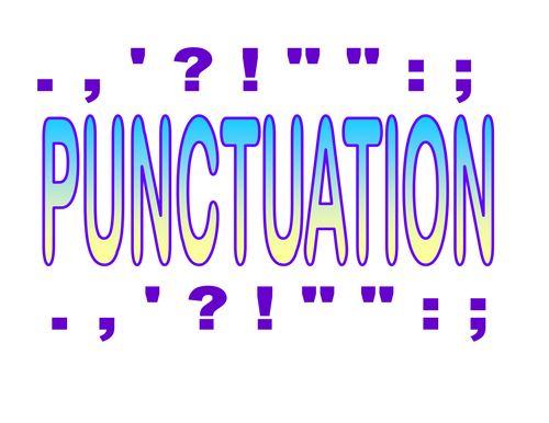 Punctuation Display