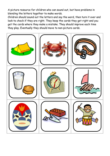 CVC AND CVCC WORDS - GAMES AND ACTIVITIES by - UK Teaching ...