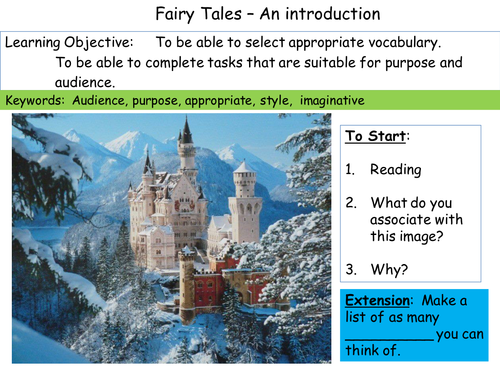 Fairy Tales - an introduction