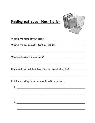 Finding out about Non-Fiction