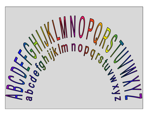 Rainbow Alphabet Arc Teaching Resources