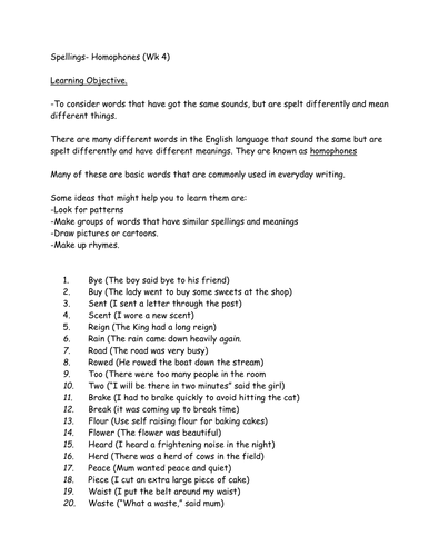 Spelling Booklet by jamiebarton - Teaching Resources - TES