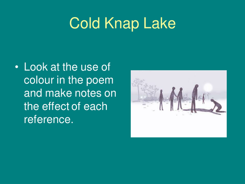 Cold Knap Lake PowerPoint