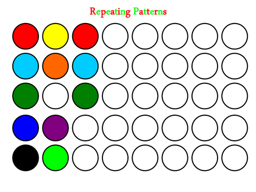 Repeating patterns