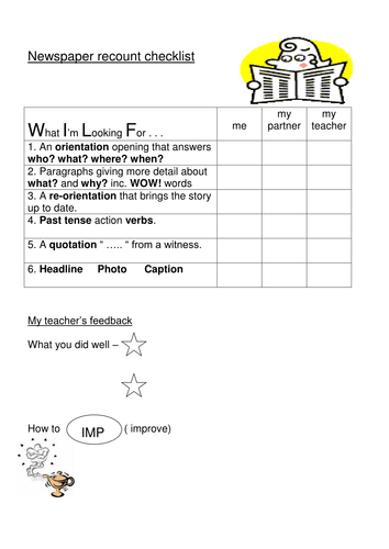 Newspaper Article review | Teaching Resources