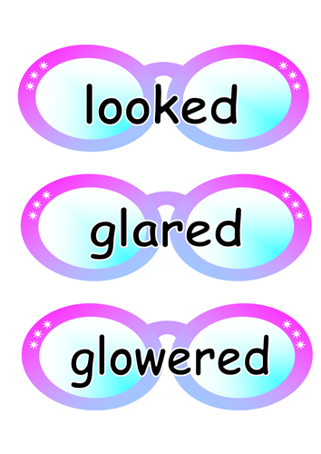 Alternatives to 'saw' and 'looked'