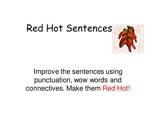 Improving Sentences PowerPoint