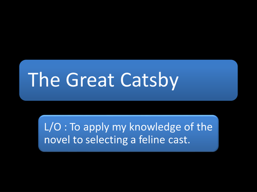 The Great Gatsby/Catsby