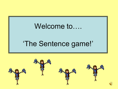 sentence-starter-game-teaching-resources