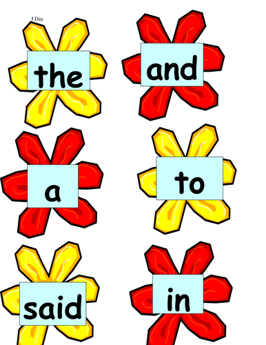 100 high-frequency words in order from letters and sounds.