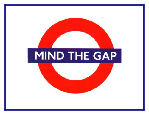 Mind the Gap - spelling activity