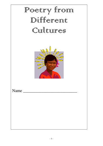 Poems from different Cultures Workbook