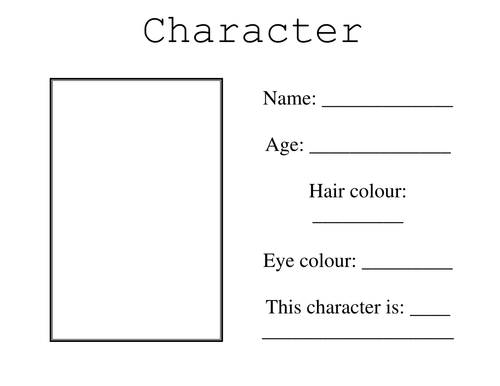 ks1 character template passport profile User