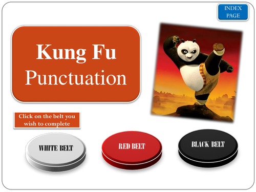 Punctuation with Kung Fu Panda