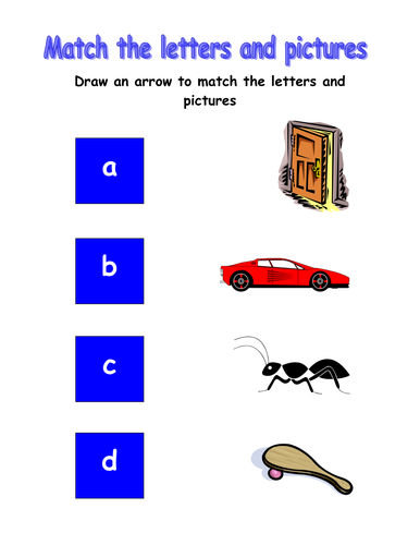 Initial letter sounds