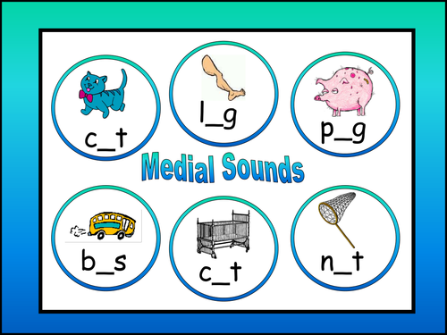 CVC game - medial Sounds