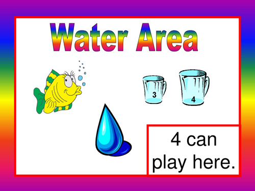 Classroom Area Cards - How many in one place?