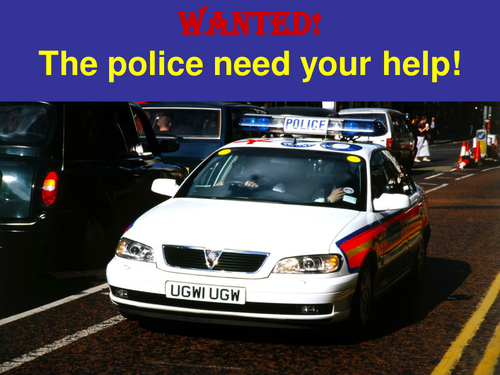 Wanted - How to put together a wanted poster.