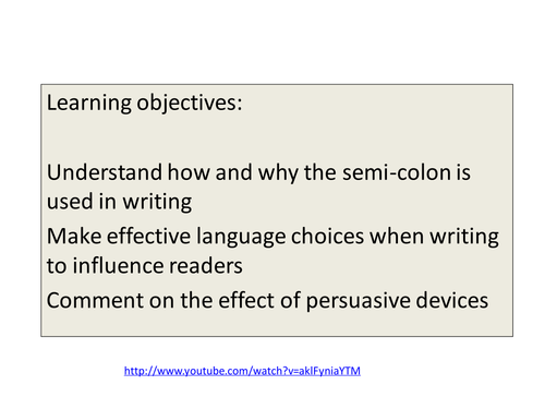 Lesson plan for grammar