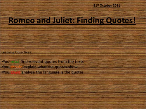 Close reading practice