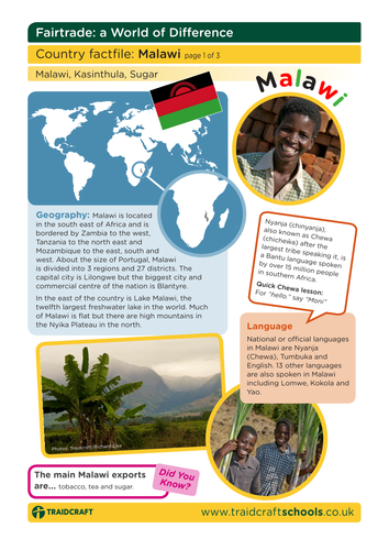 Fairtrade Fortnight Creative Writing Lesson