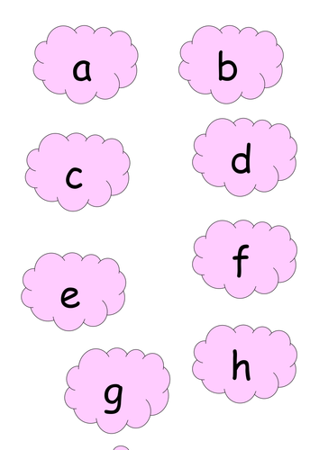 Match Capital Letters to Lower Case Letters