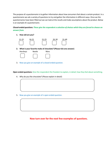 Media Moguls - Consumer questionnaire