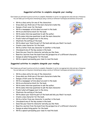 Literature Lesson Plan/Activity Sheet