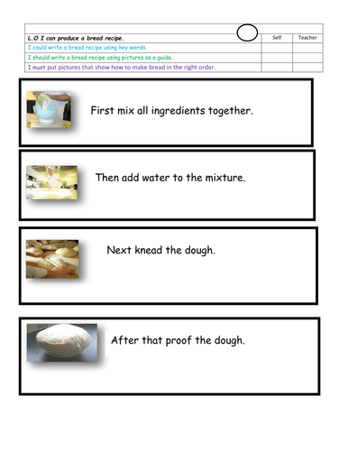 How to make bread: Instructions to put in order