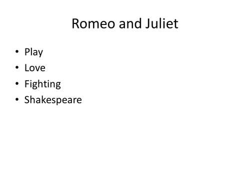 Conflict in Romeo and Juliet