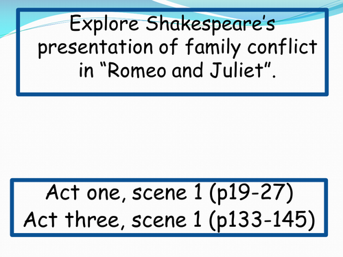 Romeo and Juliet Relationship Study