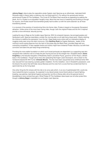 Exemplar Film review