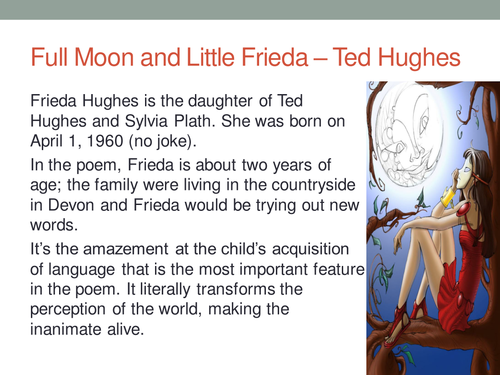 Ted Hughes - Full Moon and Little Frieda Notes
