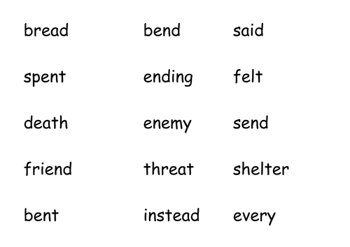 e words for IWB