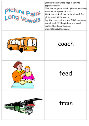 Phonic Resources for Vowel Digraphs and Teams
