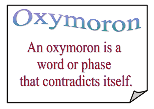 Oxymorons
