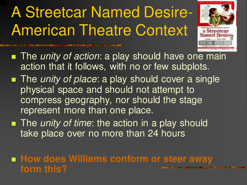 Introduction essay streetcar named desire