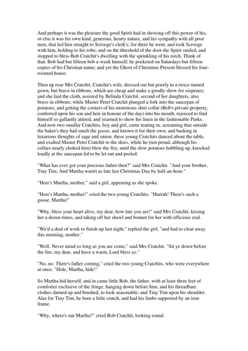 A Christmas Carol  At Bob Cratchit's