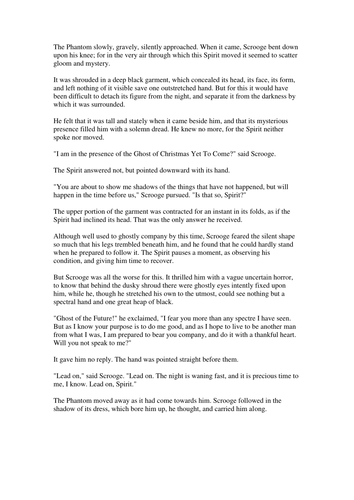 A Christmas Carol - Christmas Future