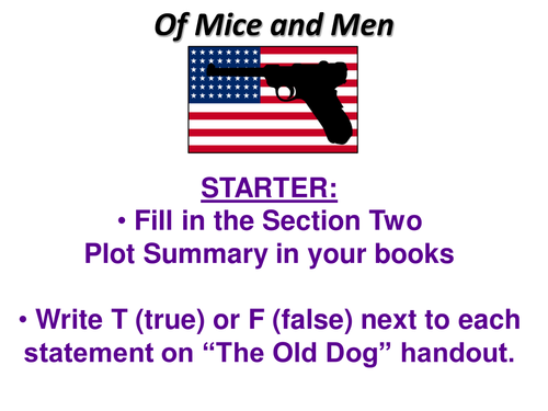 Of Mice and Men 2 Lesson Part Two 