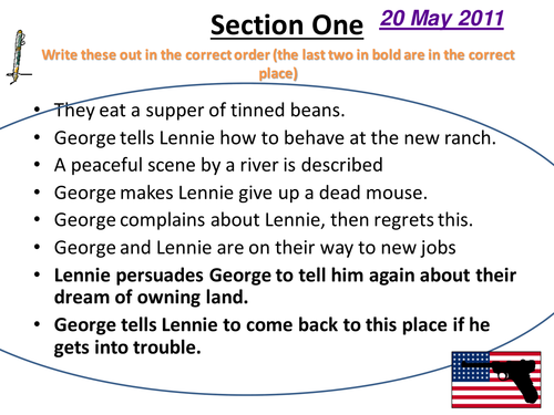 Of Mice and Men --student analysis and activities