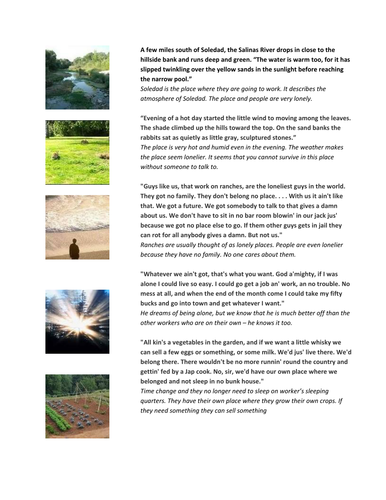 Of Mice and Men Key Quotes