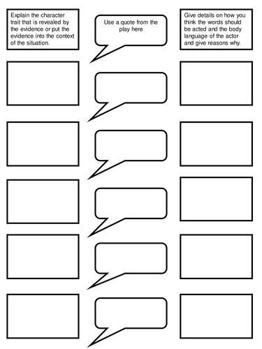 Director's Notes handout