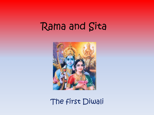 Rama and Sita the First Diwali PowerPoint
