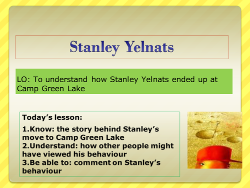Stanley Yelnats in Holes