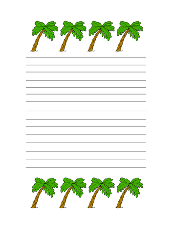 Palm tree contact paper picture
