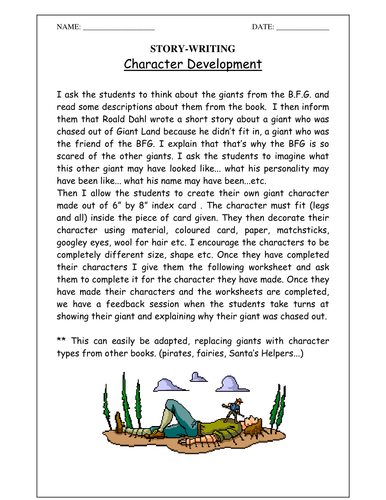 Creative Writing - Character Development