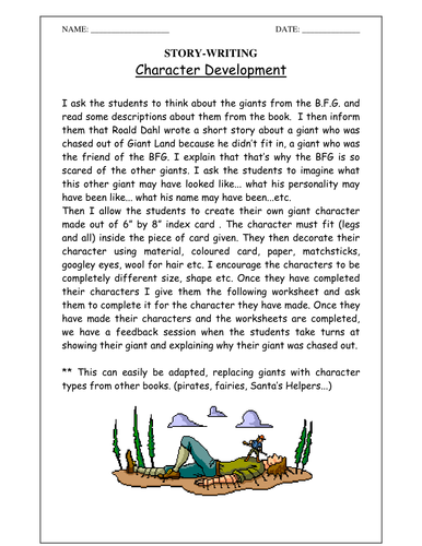 Creative Writing Character Description