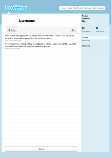 Twitter Template